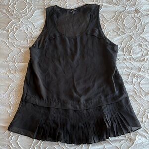 VINTAGE American Eagle Chiffon Pleated Tank